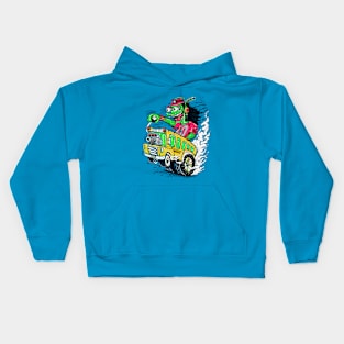 BANZAI SHORT BUS Kids Hoodie